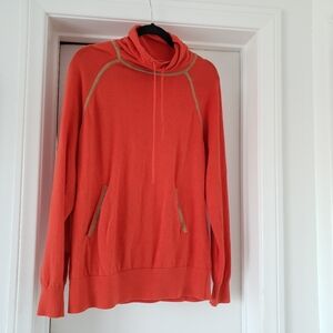 Essex Classics merino wool plus cotton light red womens sweater size L